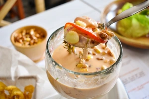 copa con leche de tigre