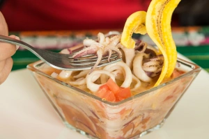 imagen del ceviche de calamar