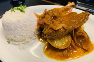 ceviche de pato con arroz